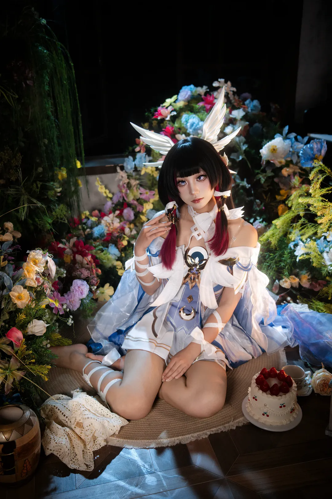 コロンビーナ コスプレ, コスプレ, 二次元コスプレ, スイートガール コスプレ, 次元幻想カラコン
