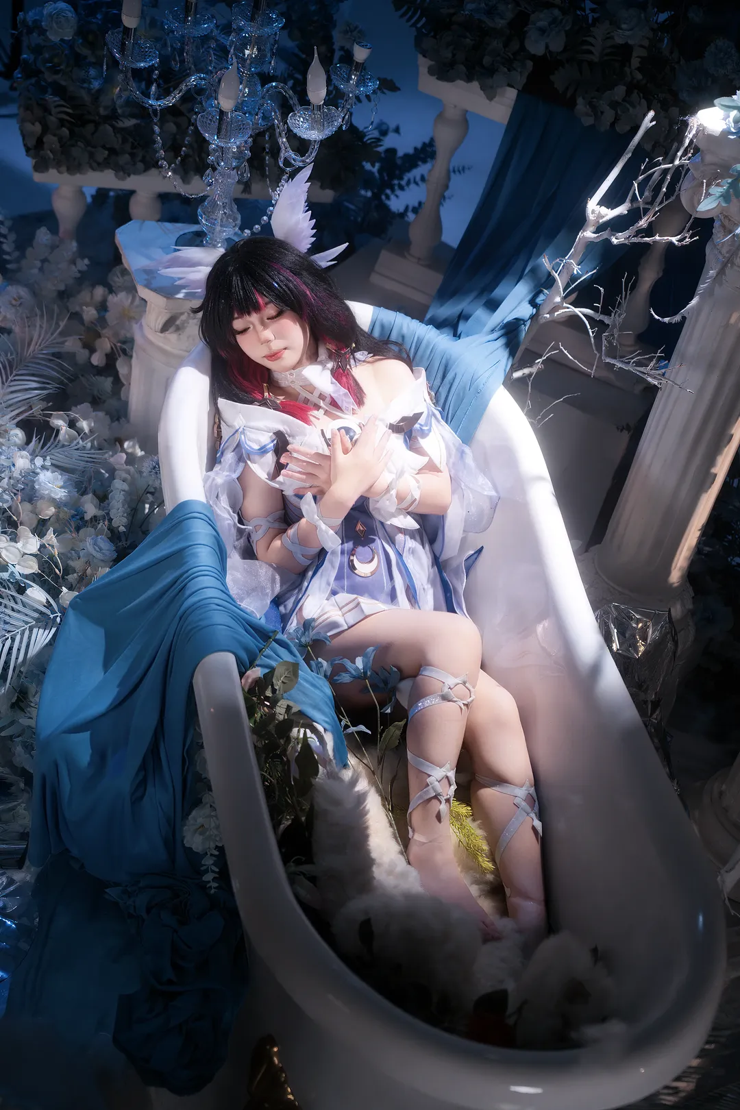 原神, 哥伦比娅cos, 二次元少女, 氛围感摄影, cosplay正片 - 第2张