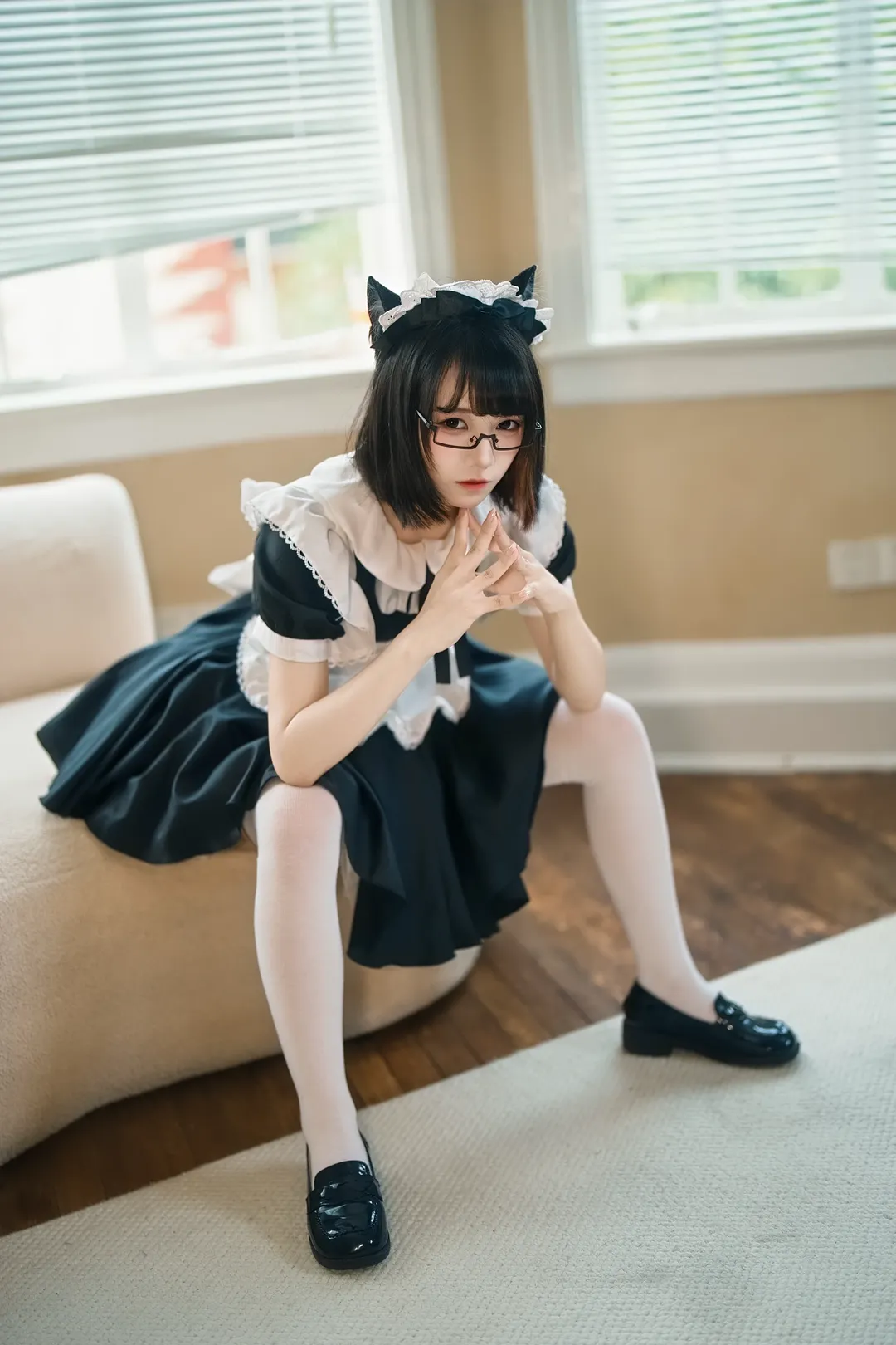 cosplay, 氛围感摄影, 女仆装, 甜妹cos, 居家写真 - 第4张