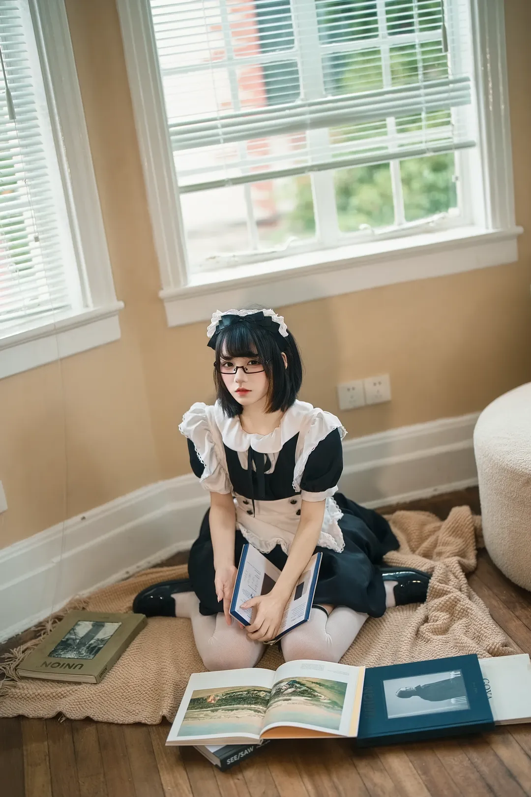 cosplay, 氛围感摄影, 女仆装, 甜妹cos, 居家写真 - 第5张