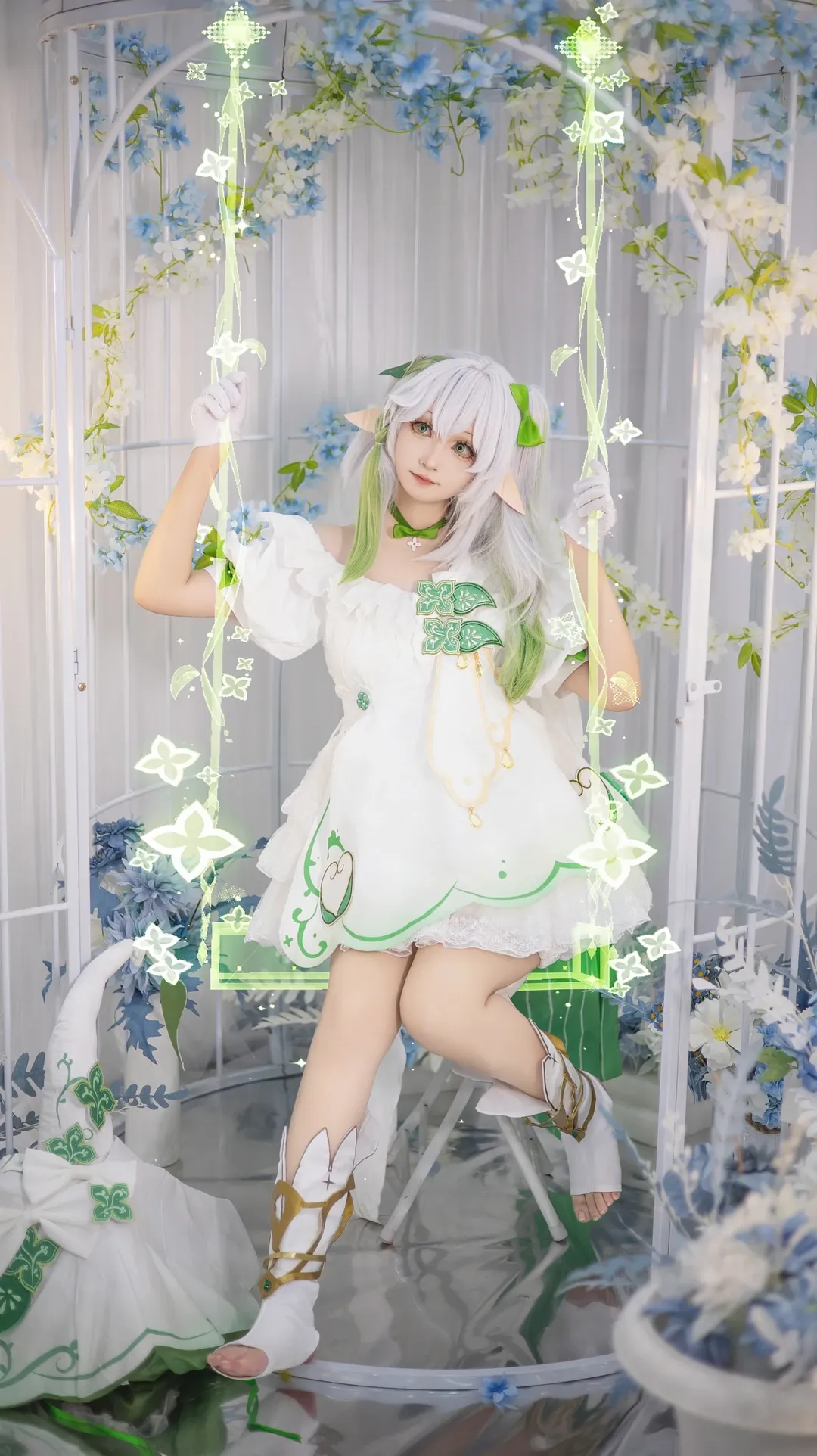 原神, 纳西妲cos, 精灵耳cosplay, 小魔女cos, 合肥次元之门