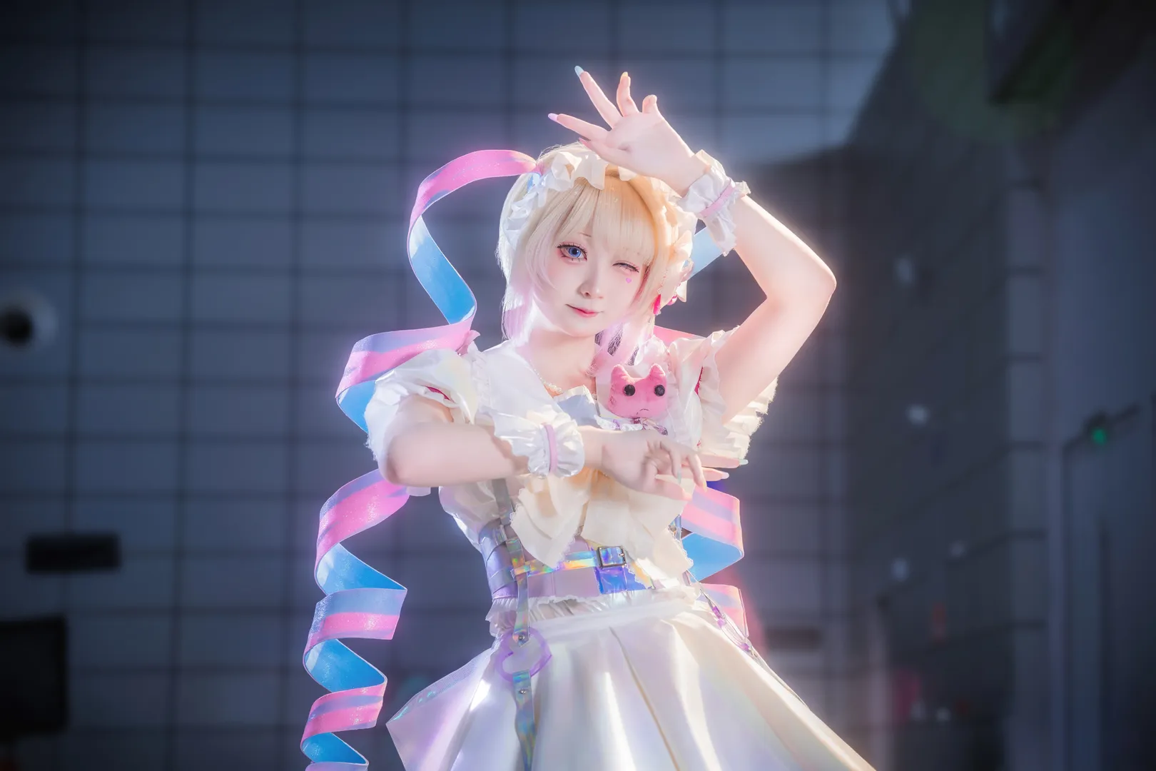 2次元少女, 超絶最かわ天使ちゃん コスプレ, コスプレ撮影, NEEDY GIRL OVERDOSE, 夢幻的な光と影 - 2枚目