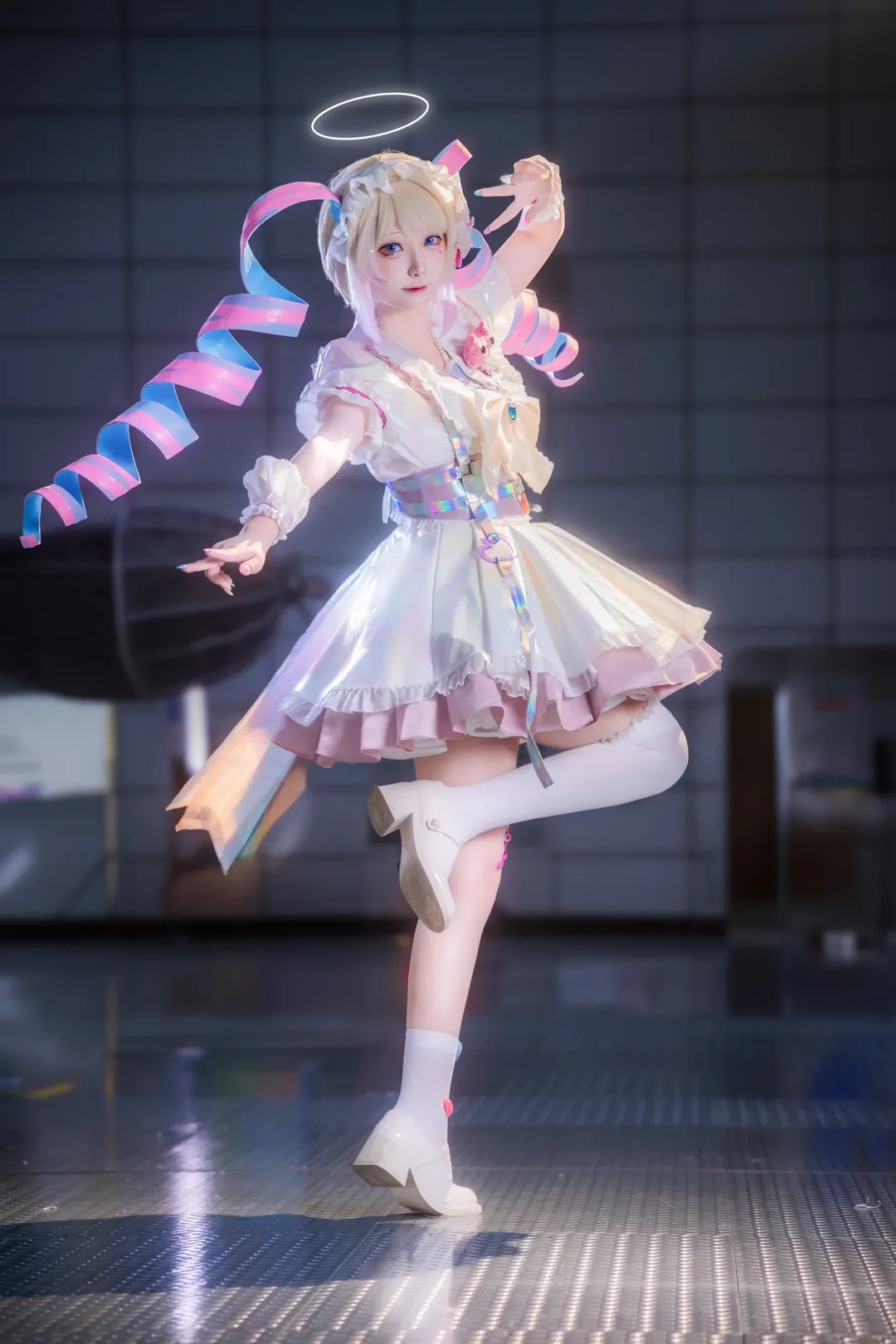 2次元少女, 超絶最かわ天使ちゃん コスプレ, コスプレ撮影, NEEDY GIRL OVERDOSE, 夢幻的な光と影 - 3枚目