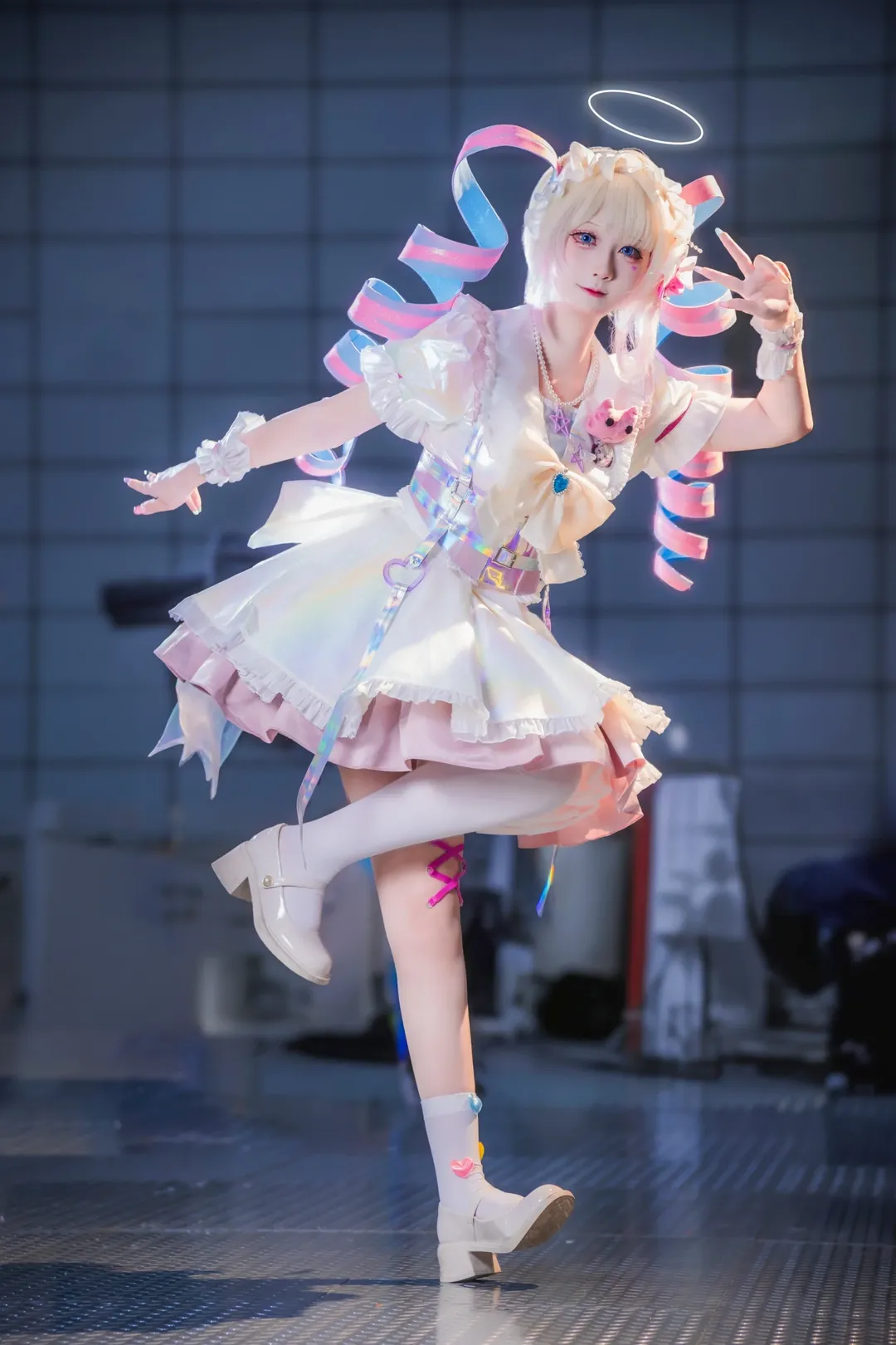 2次元少女, 超絶最かわ天使ちゃん コスプレ, コスプレ撮影, NEEDY GIRL OVERDOSE, 夢幻的な光と影 - 6枚目