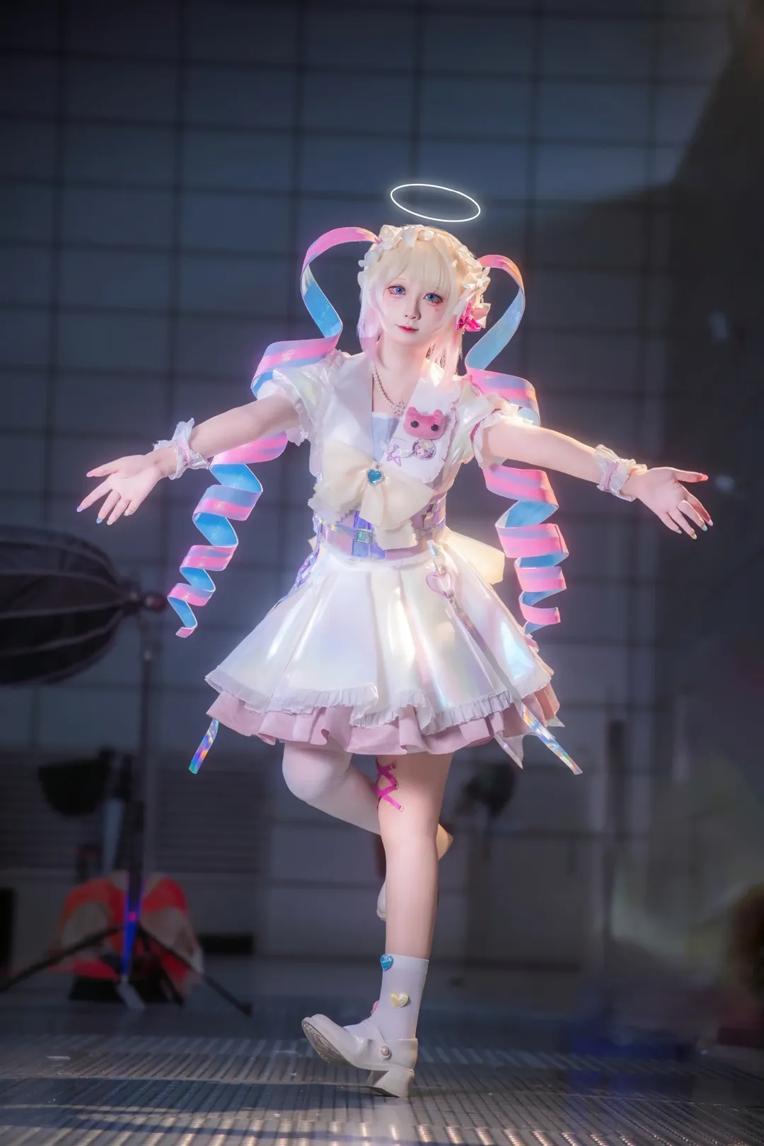 2次元少女, 超絶最かわ天使ちゃん コスプレ, コスプレ撮影, NEEDY GIRL OVERDOSE, 夢幻的な光と影 - 7枚目