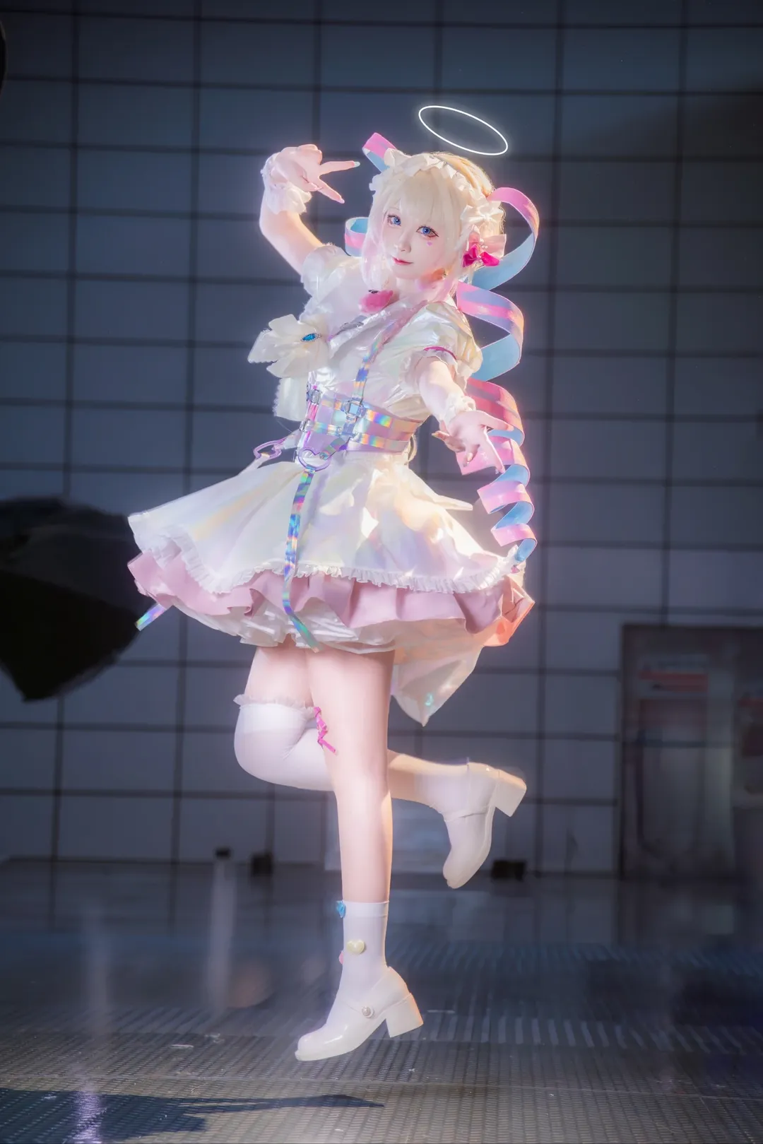 2次元少女, 超絶最かわ天使ちゃん コスプレ, コスプレ撮影, NEEDY GIRL OVERDOSE, 夢幻的な光と影 - 8枚目