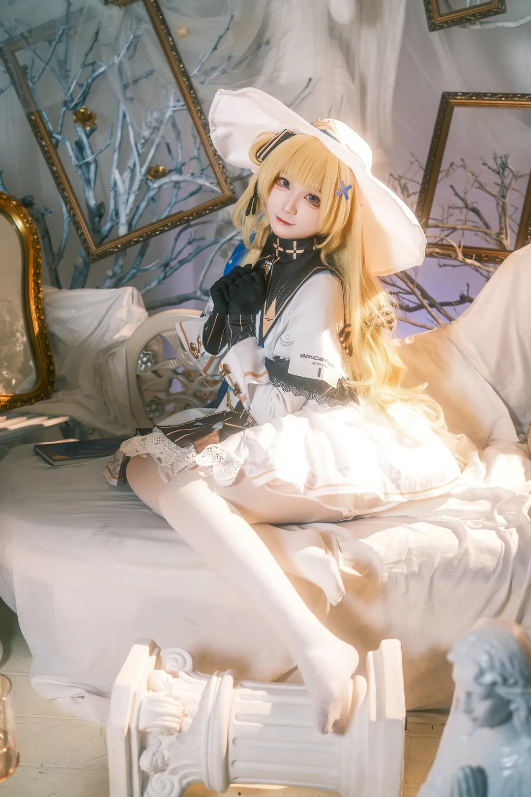 菲比cos, 鸣潮, 二次元cosplay, 鸣潮菲比, 白丝魔法少女 - 第2张