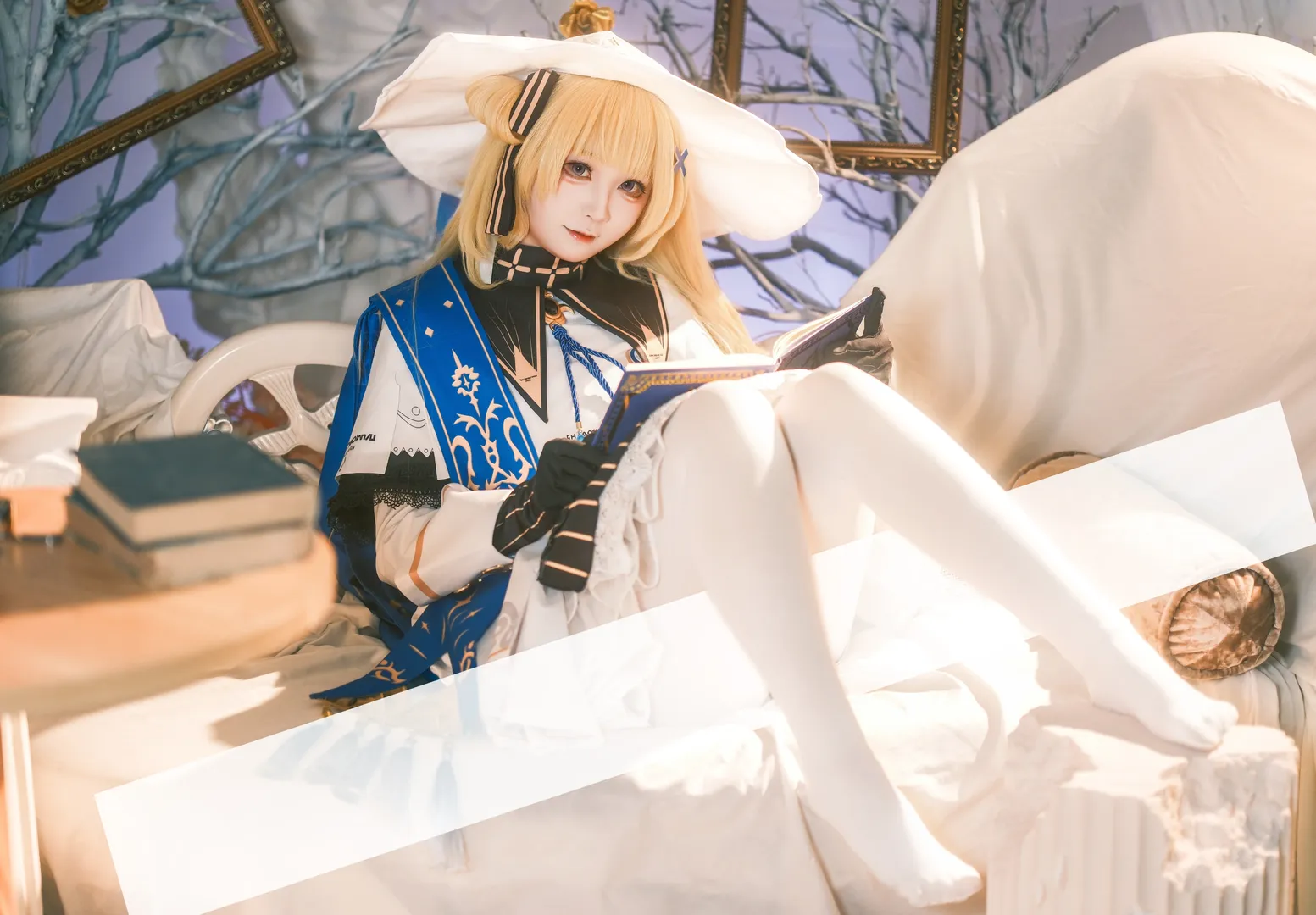 菲比cos, 鸣潮, 二次元cosplay, 鸣潮菲比, 白丝魔法少女 - 第3张
