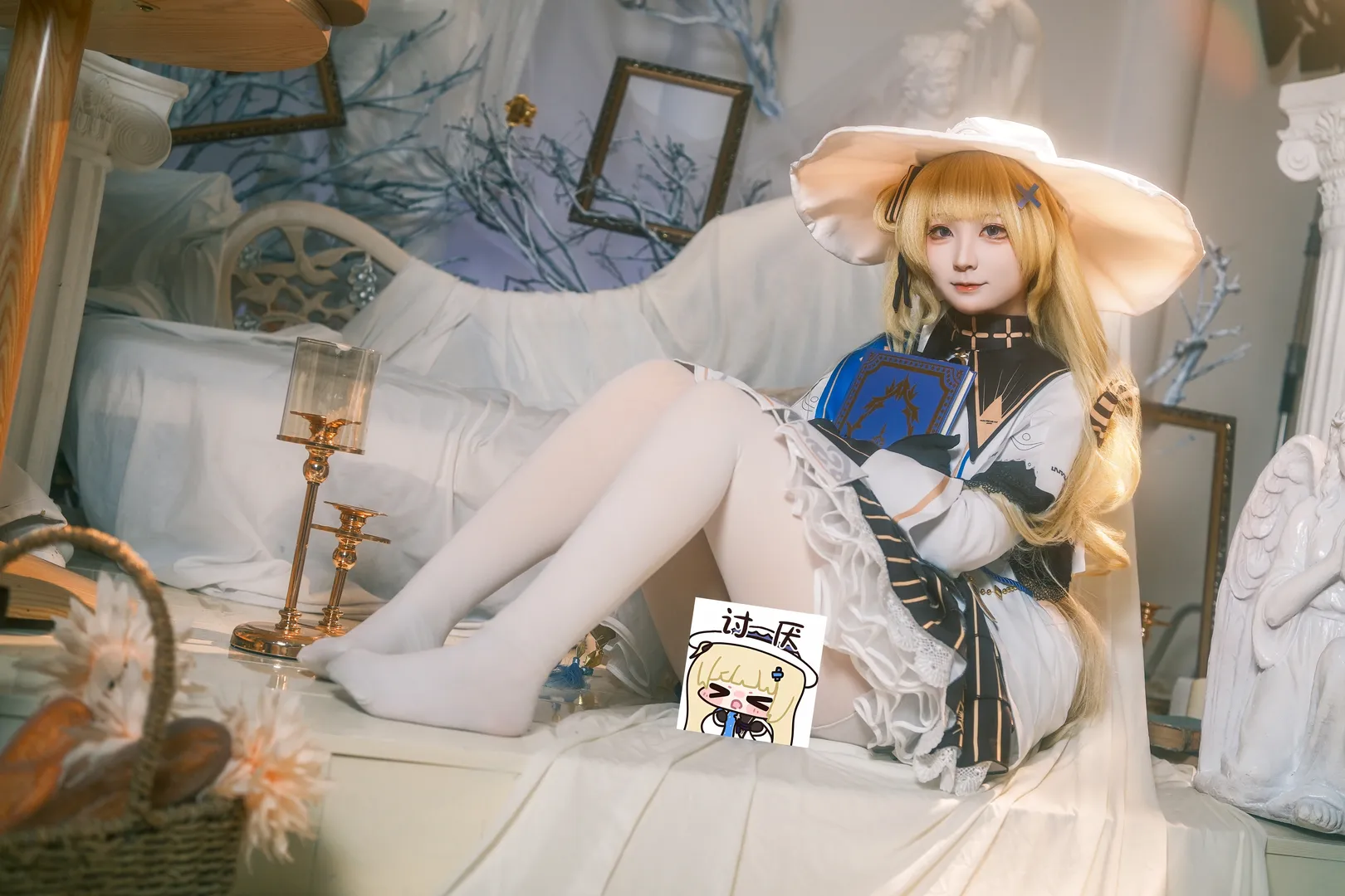 菲比cos, 鸣潮, 二次元cosplay, 鸣潮菲比, 白丝魔法少女 - 第4张