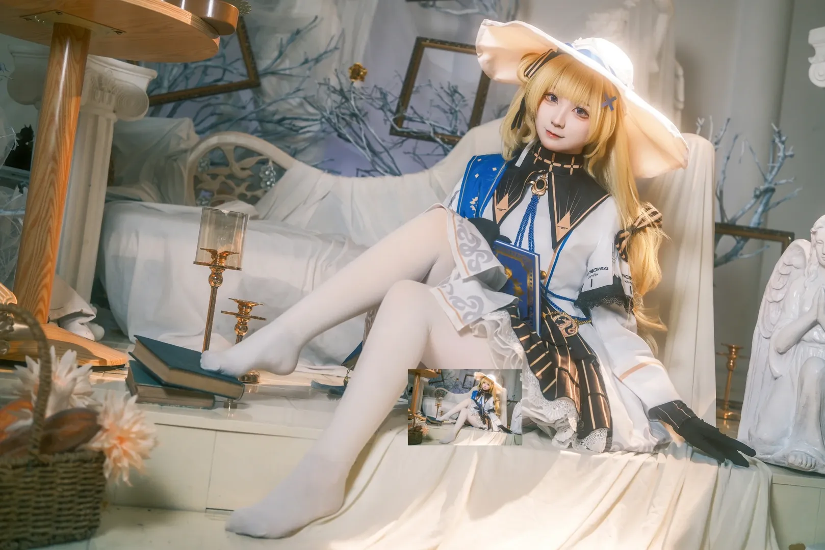 菲比cos, 鸣潮, 二次元cosplay, 鸣潮菲比, 白丝魔法少女 - 第6张