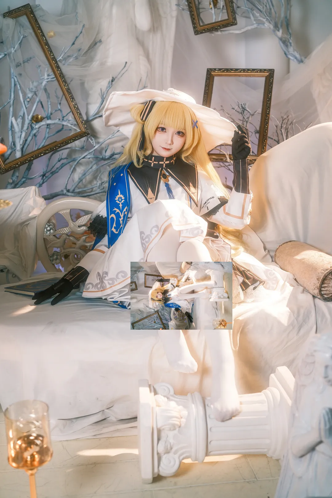菲比cos, 鸣潮, 二次元cosplay, 鸣潮菲比, 白丝魔法少女 - 第7张
