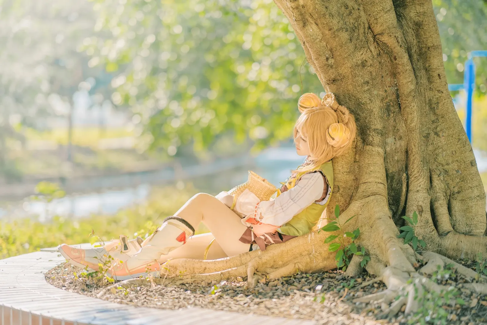 原神, アウトドア撮影, ヨォーヨ コスプレ, 二次元コスプレ, 崇左撮影依頼 - 6枚目