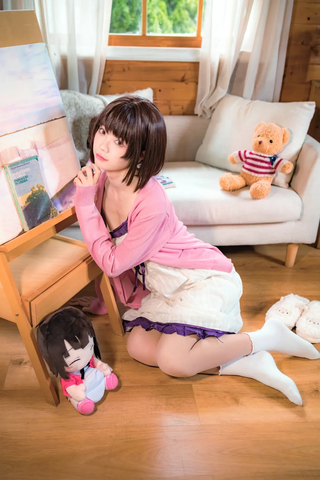 加藤惠cos, 路人女主的养成方法, 二次元萌妹, 日系少女, 居家写真 - 第15张