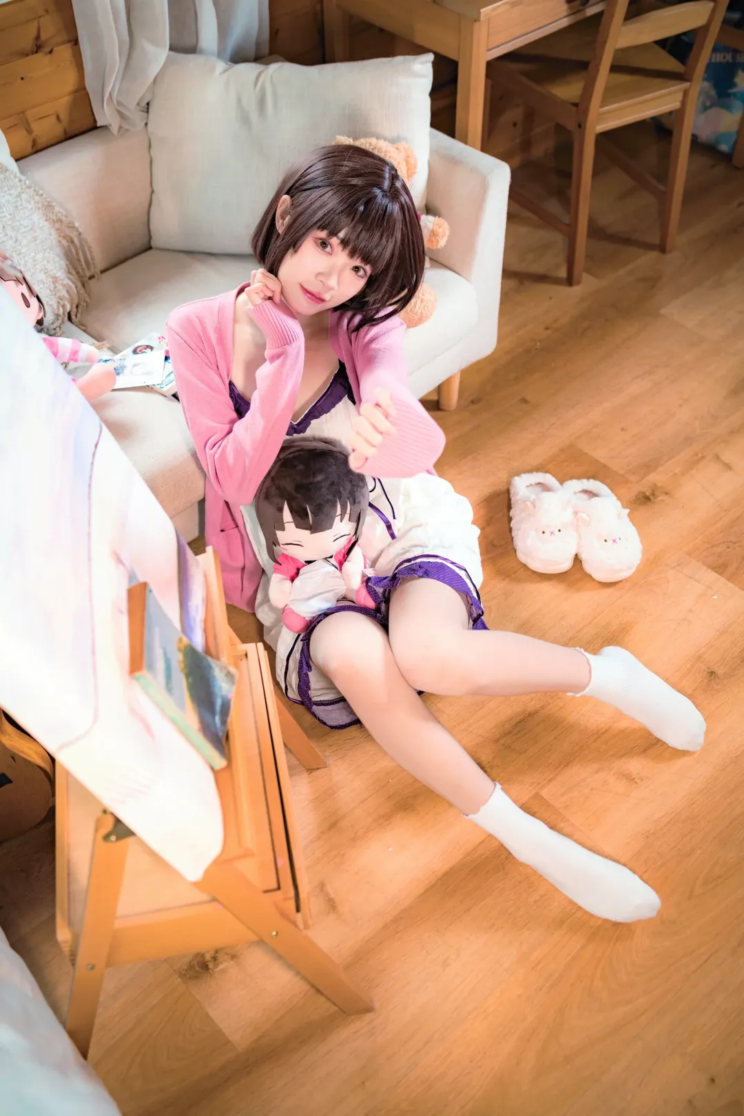 加藤惠cos, 路人女主的养成方法, 二次元萌妹, 日系少女, 居家写真 - 第16张