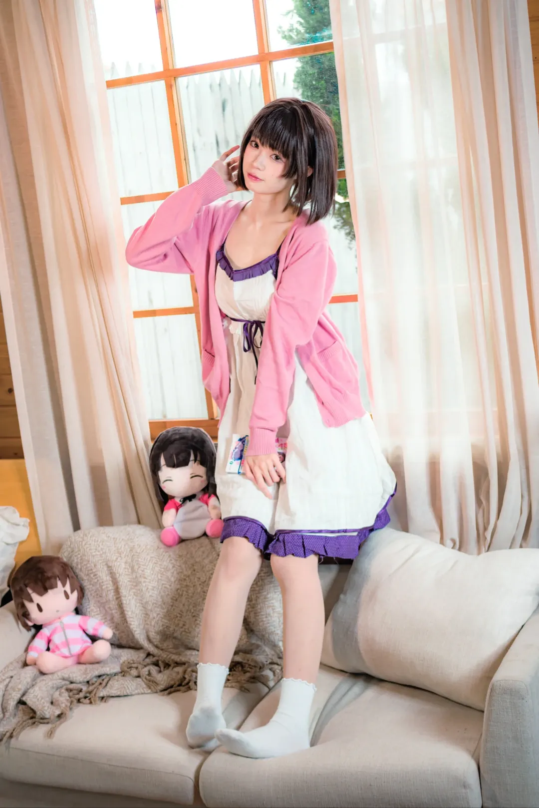 加藤惠cos, 路人女主的养成方法, 二次元萌妹, 日系少女, 居家写真 - 第2张