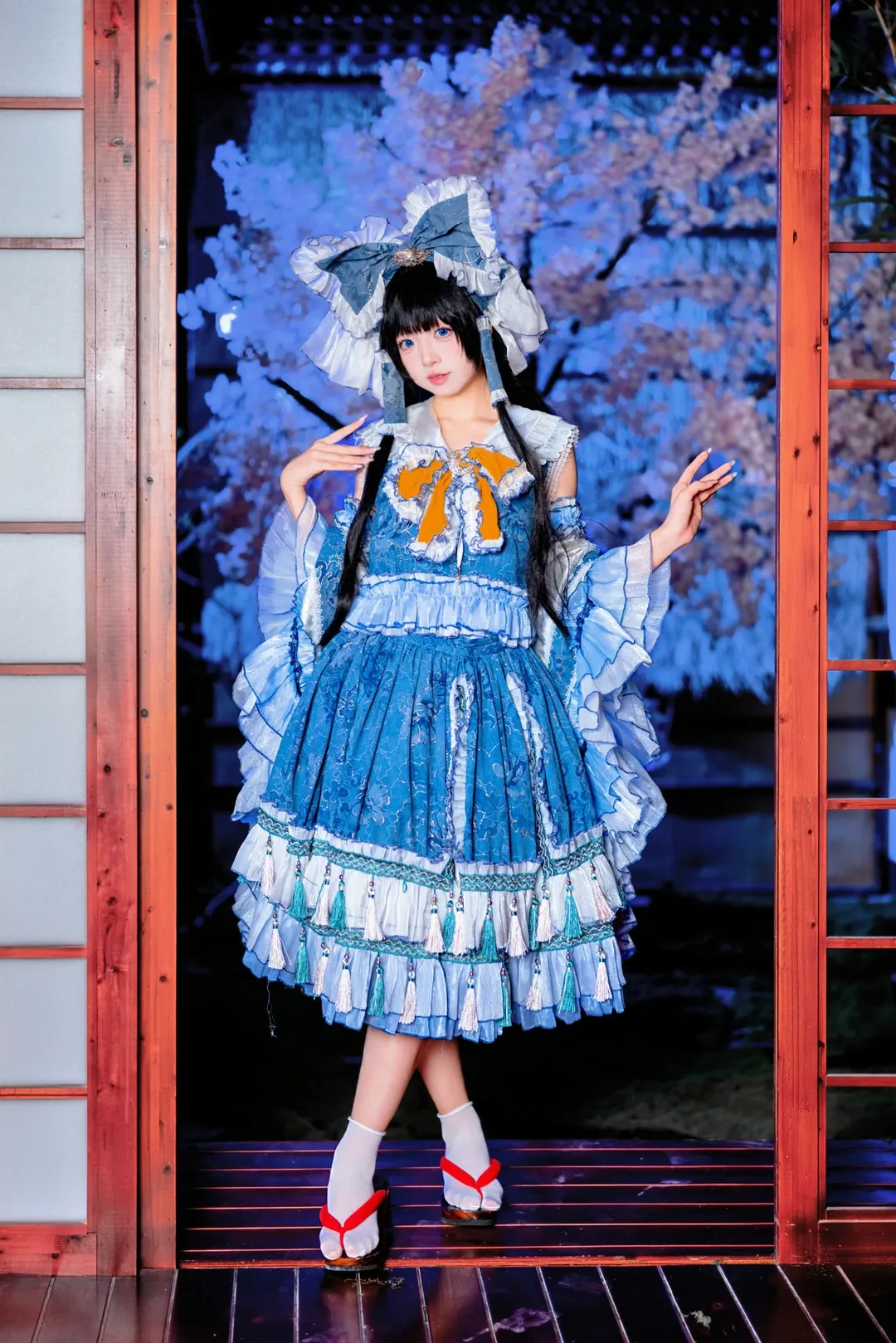 博麗霊夢コスプレ, 東方Project, 和風衣装, スタジオポートレート, 日系自宅少女ポートレート - 11枚目