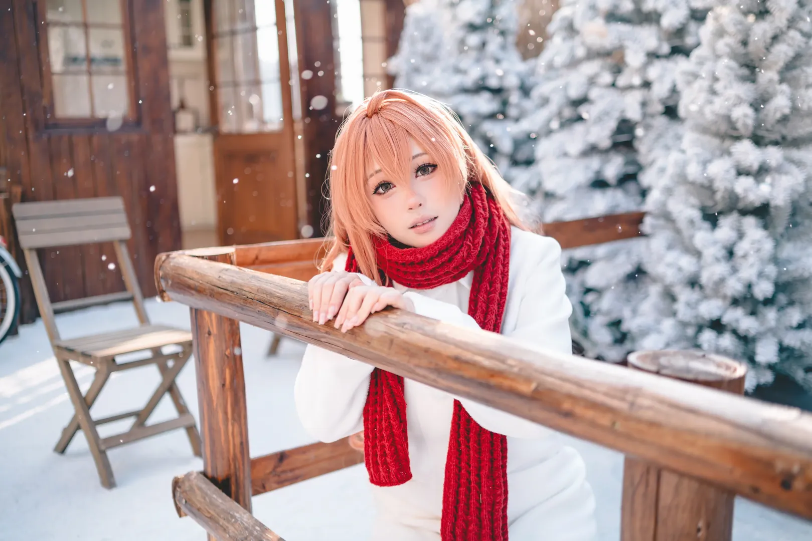逢坂大河cos, 龙与虎, 雪景写真, 冬日cosplay, 初雪记忆 - 第10张