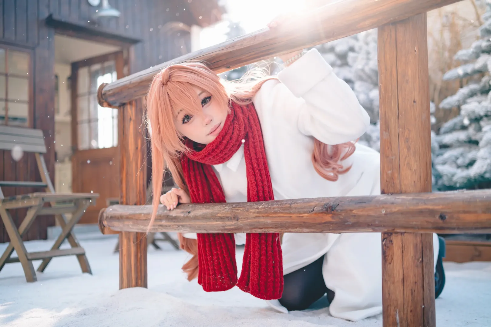逢坂大河cos, 龙与虎, 雪景写真, 冬日cosplay, 初雪记忆 - 第6张