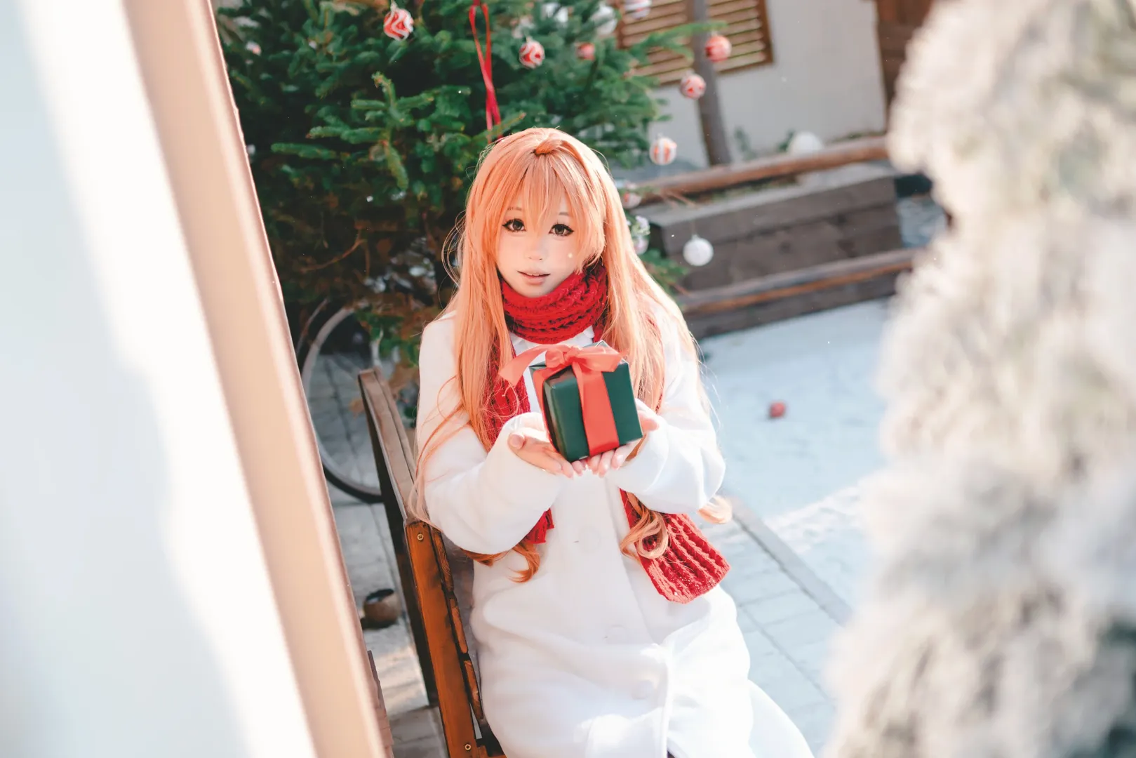 逢坂大河cos, 龙与虎, 雪景写真, 冬日cosplay, 初雪记忆 - 第7张