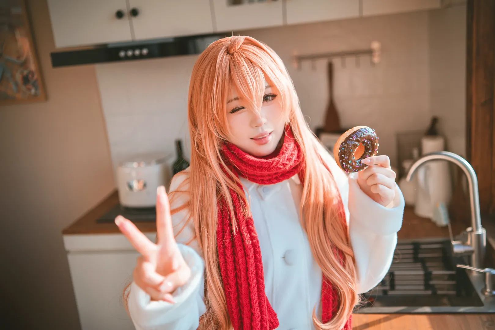 逢坂大河cos, 龙与虎, 雪景写真, 冬日cosplay, 初雪记忆 - 第8张