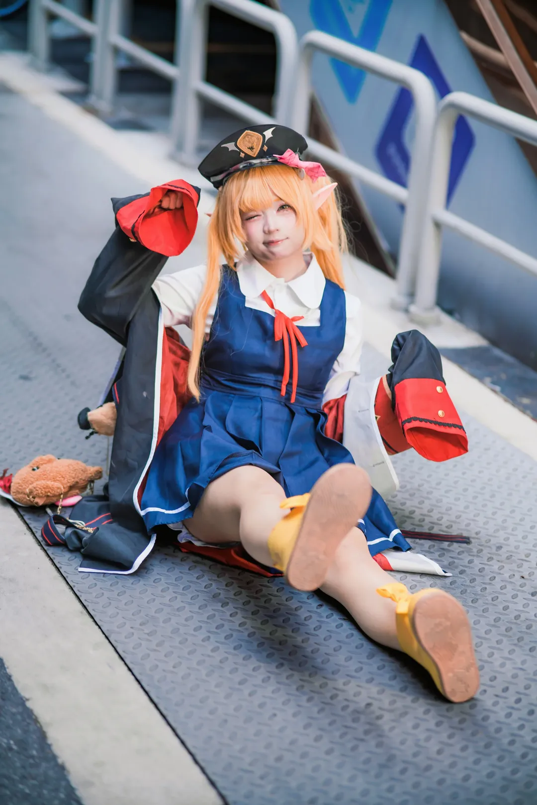 碧蓝档案, 丹花伊吹cos, cosplay正片, 二次元萌妹, 元气少女cos - 第1张