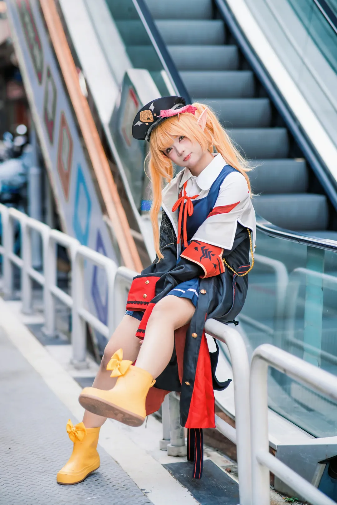 ブルーアーカイブ, 丹花イブキ コスプレ, コスプレ撮影, 萌えアニメ少女, 元気少女コスプレ