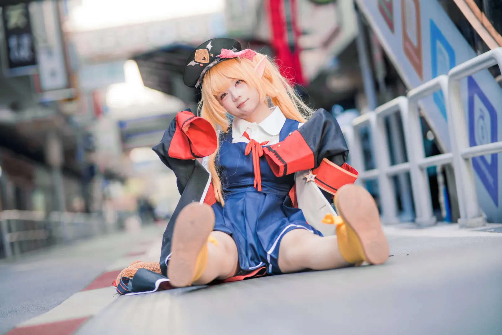碧蓝档案, 丹花伊吹cos, cosplay正片, 二次元萌妹, 元气少女cos - 第4张
