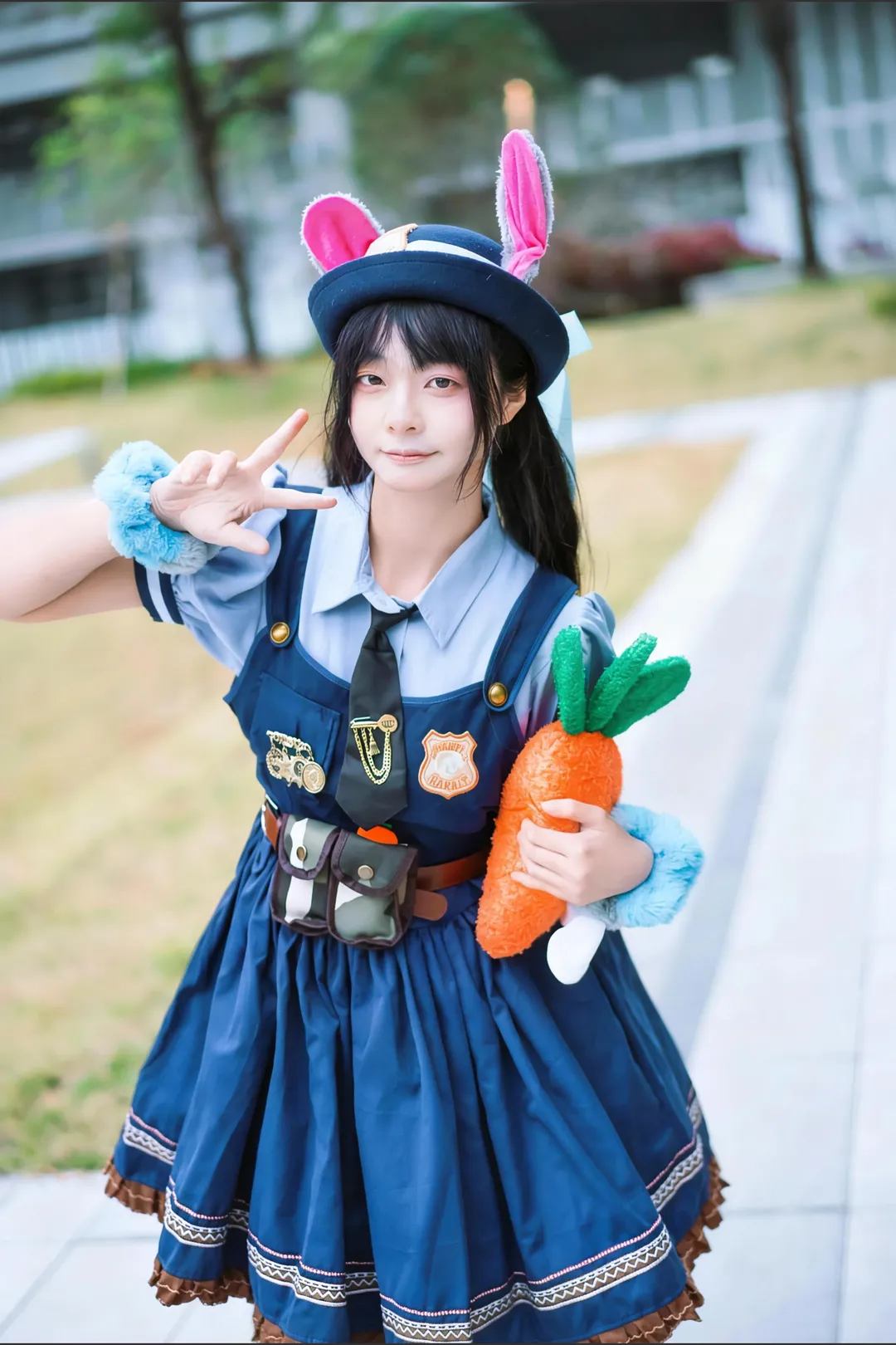 ロケーション撮影, コスプレ撮影, ジュディ コスプレ, ズートピア, ウサギの警察官