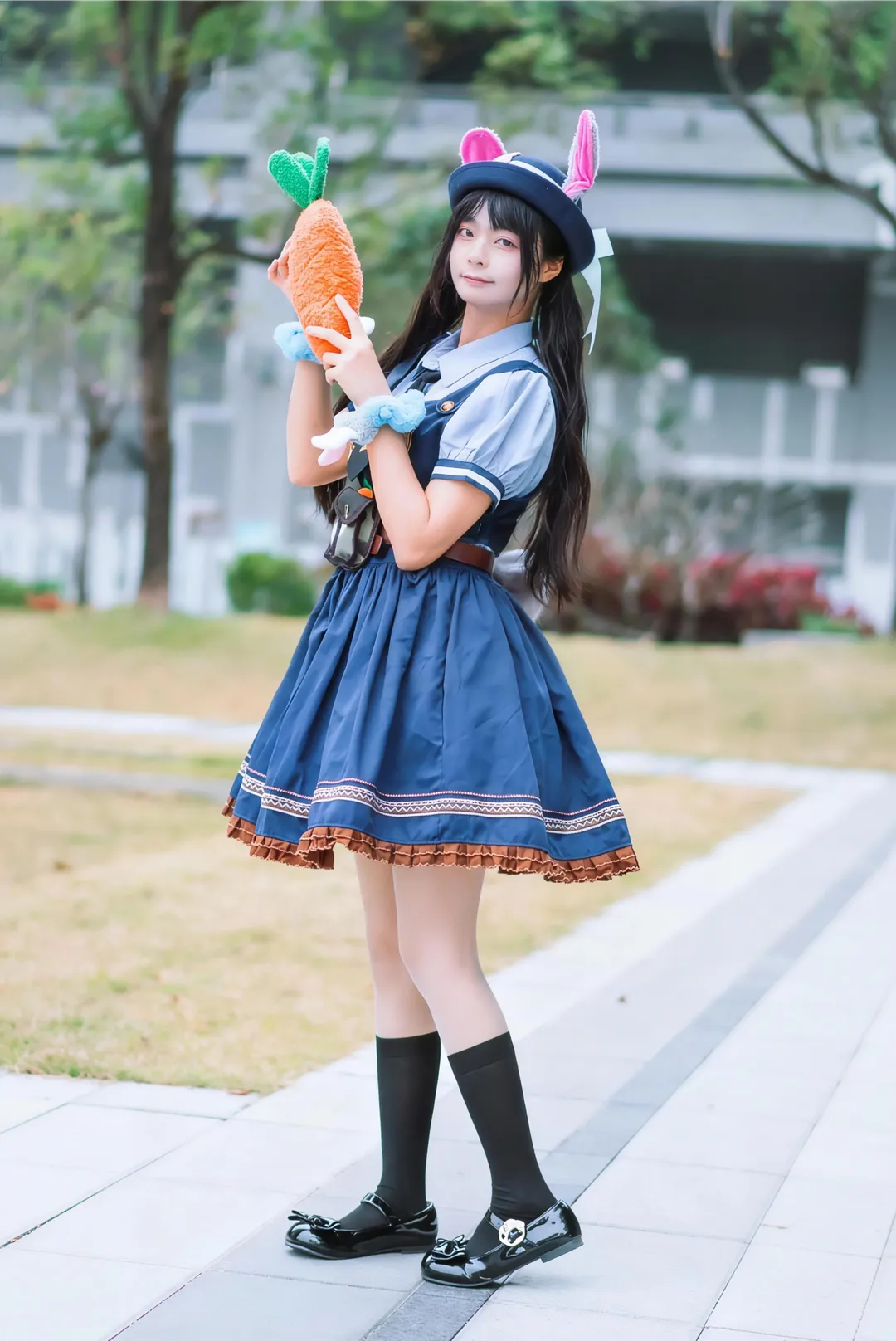 外景拍摄, cosplay正片, 朱迪cos, 疯狂动物城, 兔子警官 - 第7张