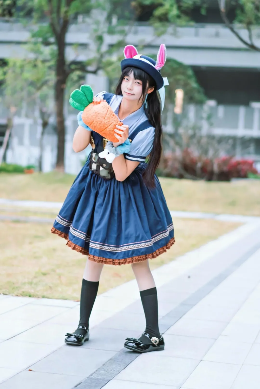 外景拍摄, cosplay正片, 朱迪cos, 疯狂动物城, 兔子警官 - 第8张
