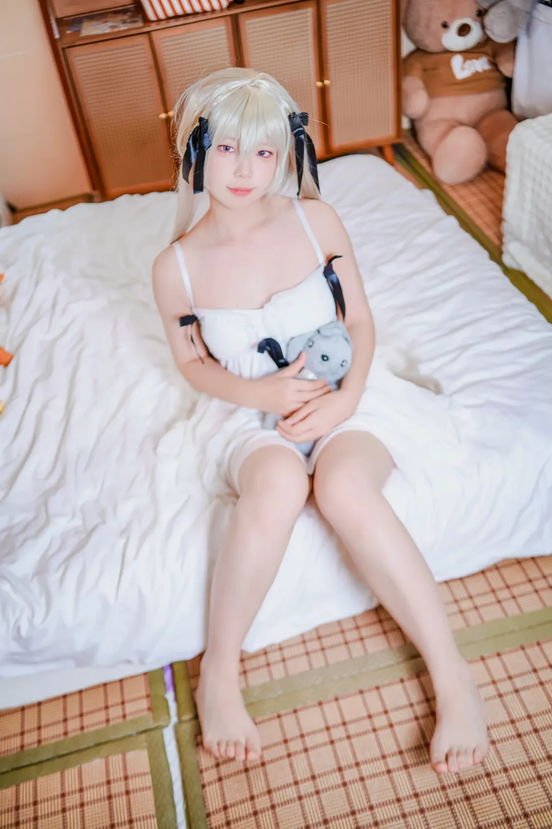 春日野穹cos, 緣之空, cosplay正片, 日系小清新, 居家拍照 - 第1张