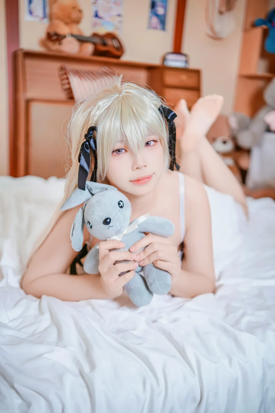 春日野穹cos, 緣之空, cosplay正片, 日系小清新, 居家拍照 - 第2张