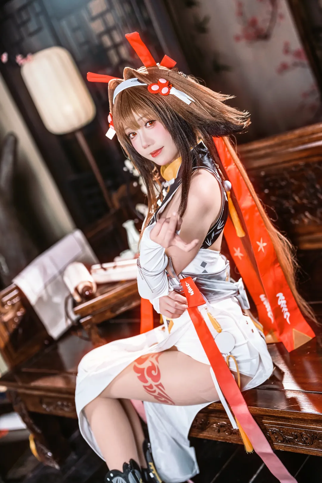 叶瞬光cos, 绝区零, 古风武侠, 兽尾造型, 大剑少女 - 第7张