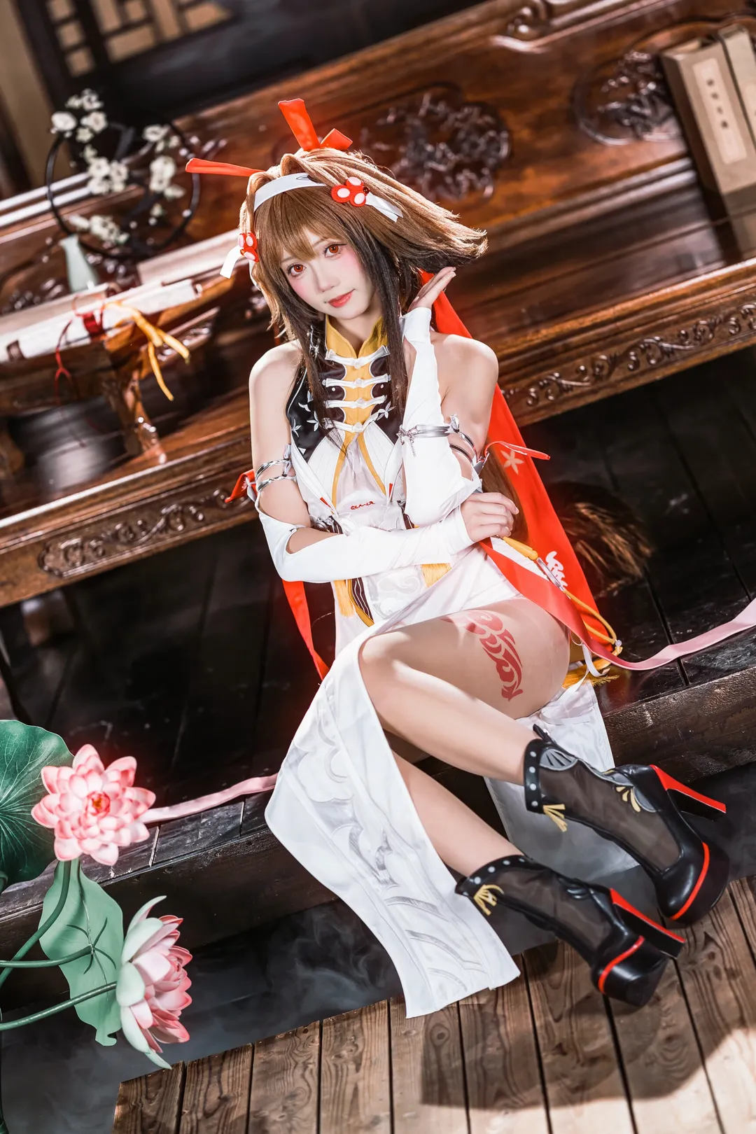 叶瞬光cos, 绝区零, 古风武侠, 兽尾造型, 大剑少女 - 第8张