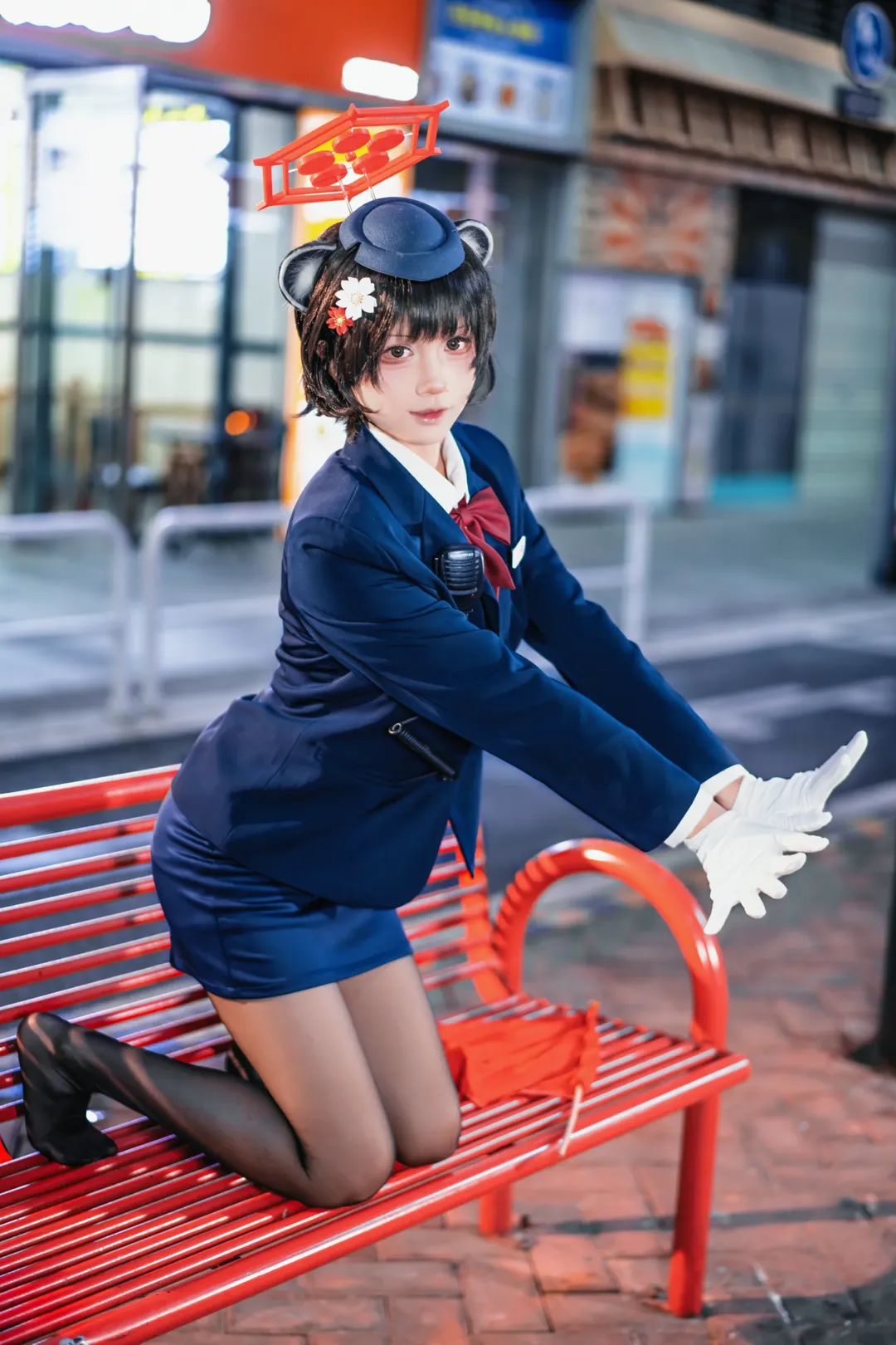 二次元摄影, 碧蓝档案, cosplay正片, 春日椿cos, 导游椿 - 第8张