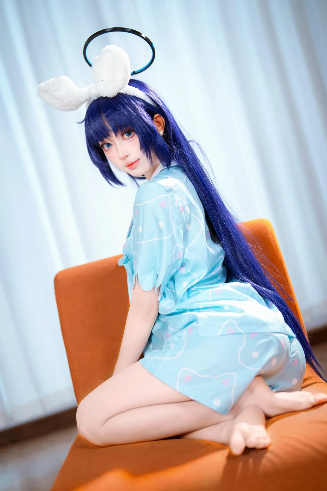 二次元, cosplay, 碧蓝档案, 早濑优香cos, 居家睡衣 - 第1张