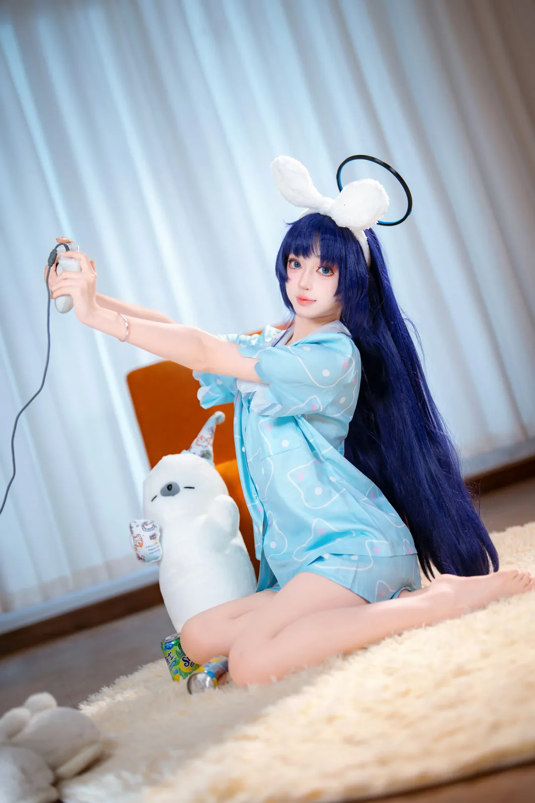 二次元, cosplay, 碧蓝档案, 早濑优香cos, 居家睡衣 - 第2张