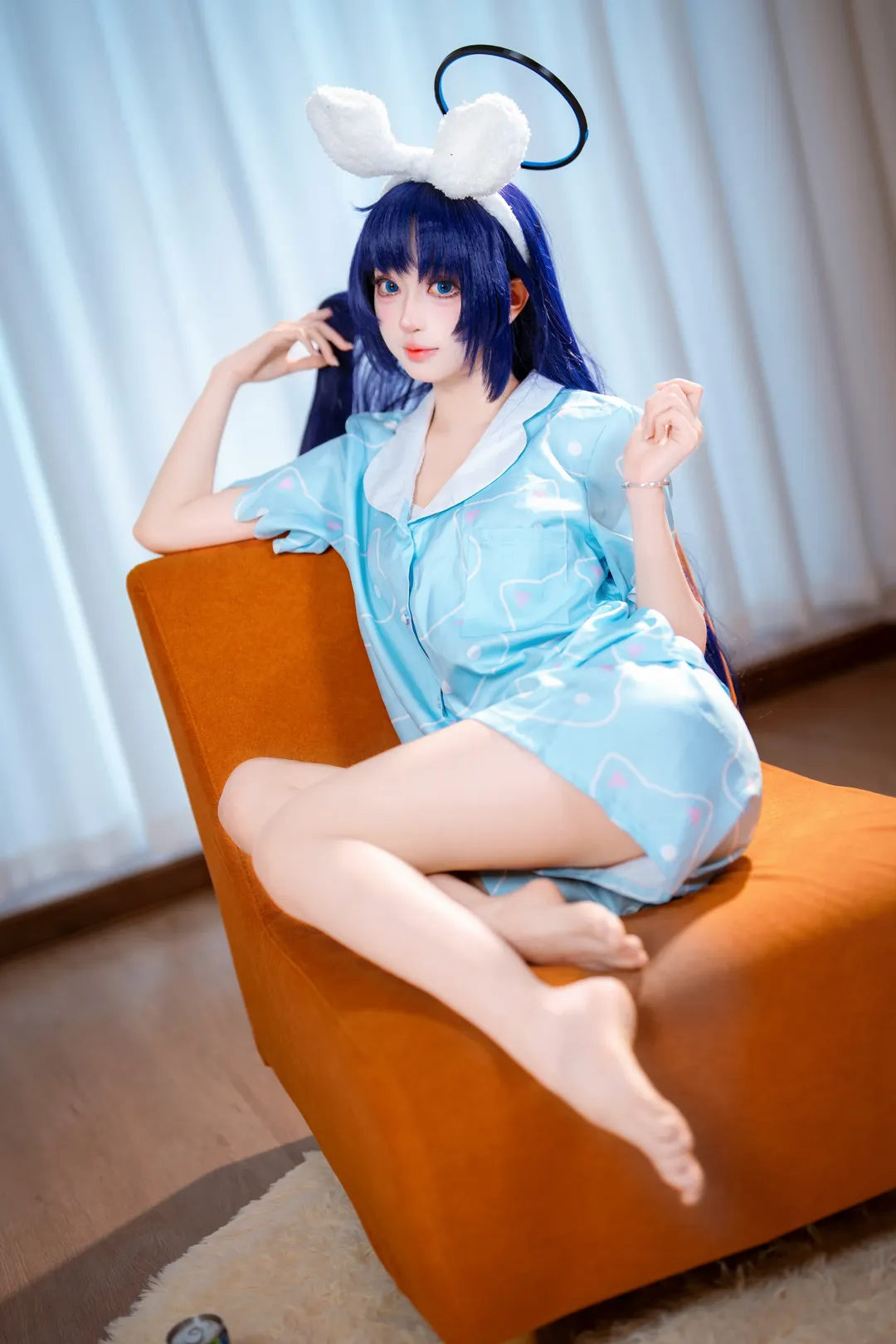 二次元, cosplay, 碧蓝档案, 早濑优香cos, 居家睡衣 - 第3张