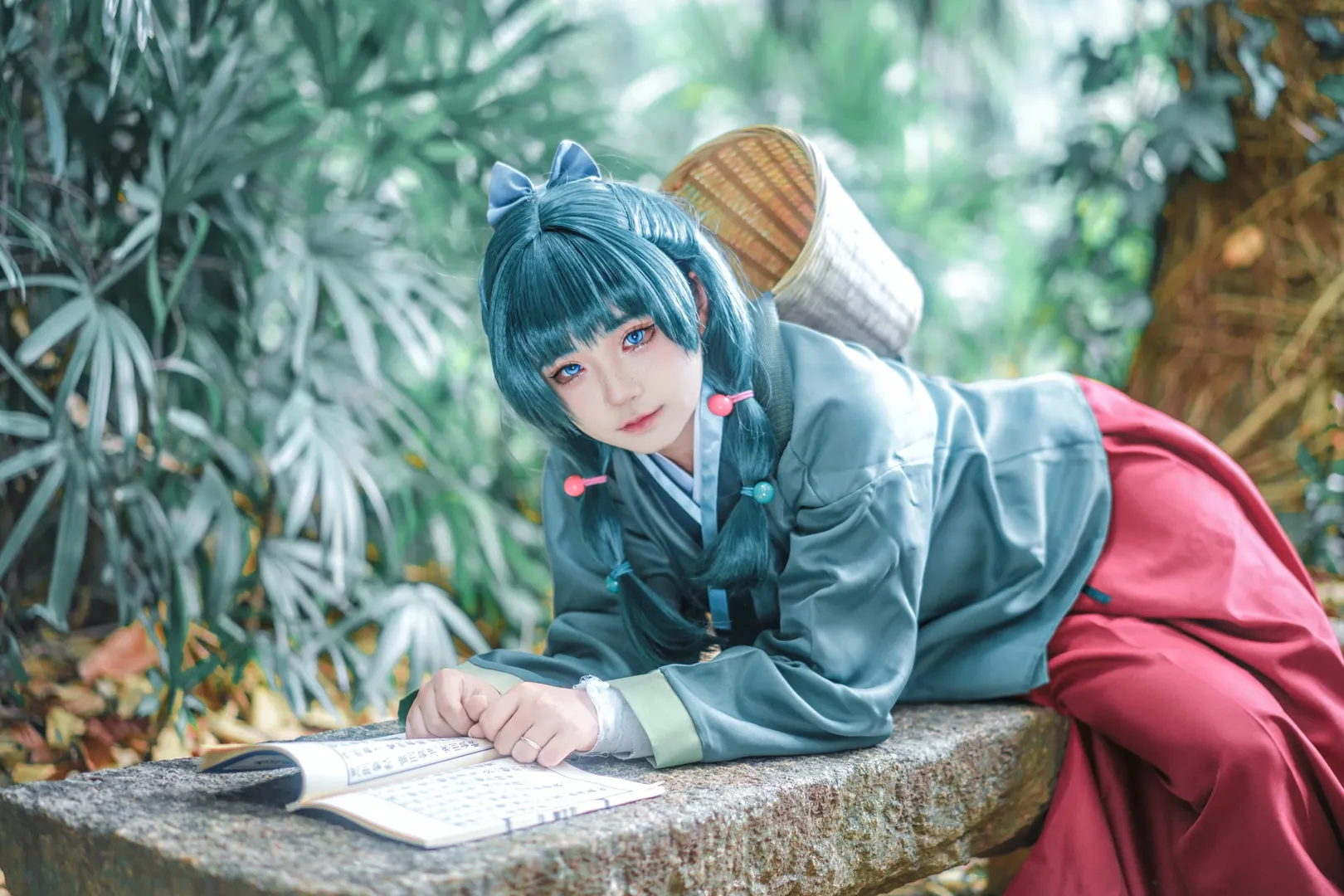 cosplay, 药屋少女的呢喃, 古风写真, 竹林摄影, 药屋猫猫cos