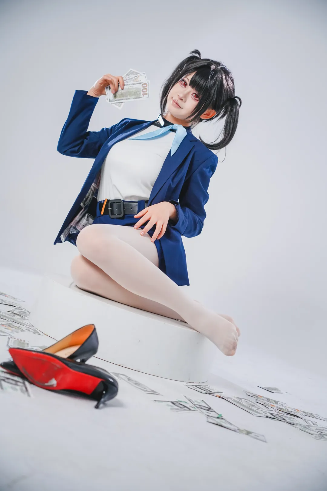 白棚拍摄, 二次元摄影, cosplay正片, NIKKE胜利女神, 索拉cos - 第1张