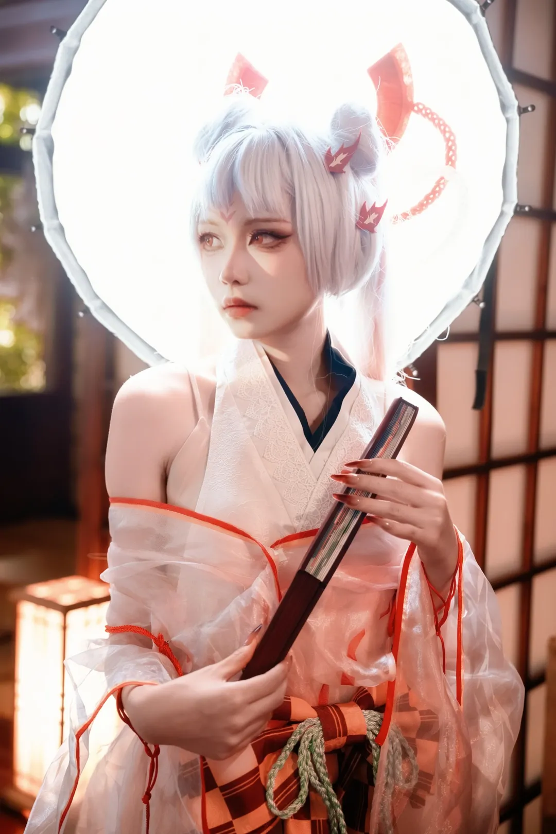 和风摄影, 二次元cosplay, 不知火cos, 阴阳师, 日式和室 - 第14张