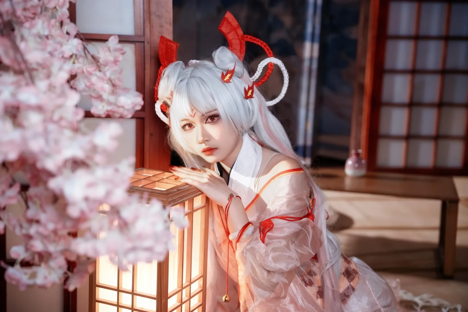 和风摄影, 二次元cosplay, 不知火cos, 阴阳师, 日式和室 - 第2张