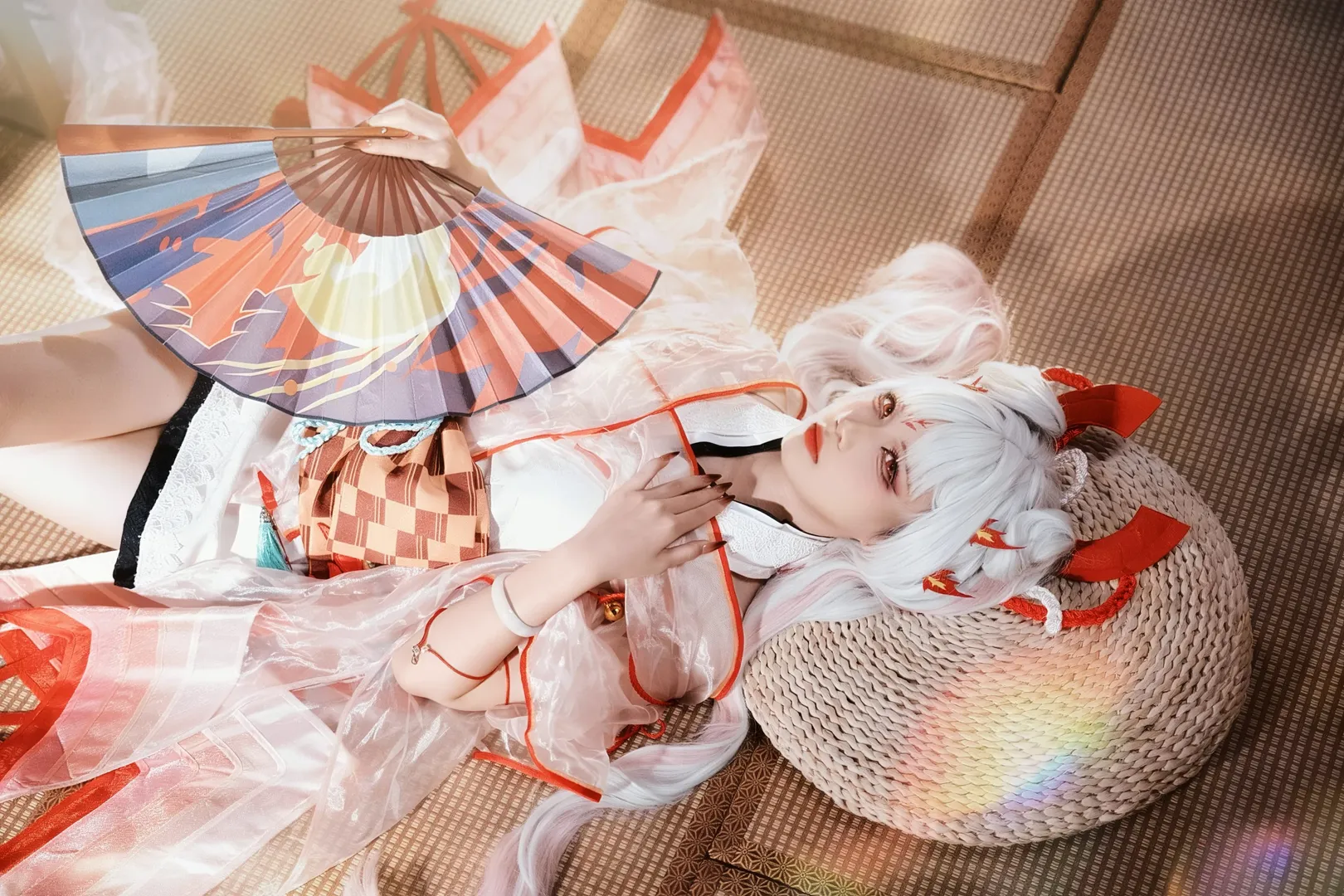 和风摄影, 二次元cosplay, 不知火cos, 阴阳师, 日式和室 - 第9张