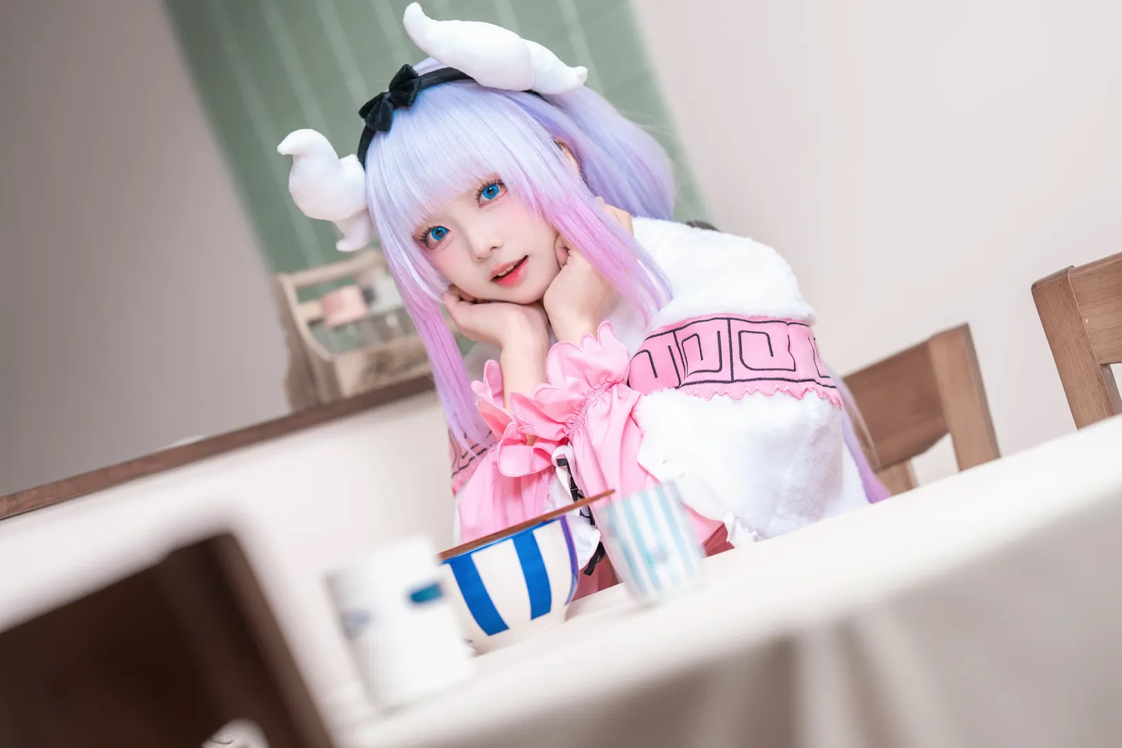 cosplay, 二次元日常, 居家摄影, 康娜cos, 小林家的龙女仆