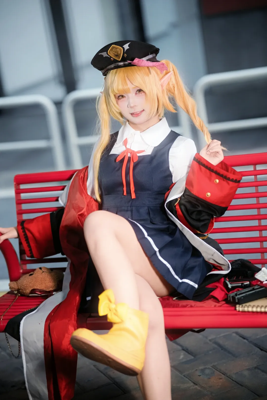 户外摄影, 碧蓝档案, 丹花伊吹cos, cosplay正片, 二次元穿搭 - 第2张
