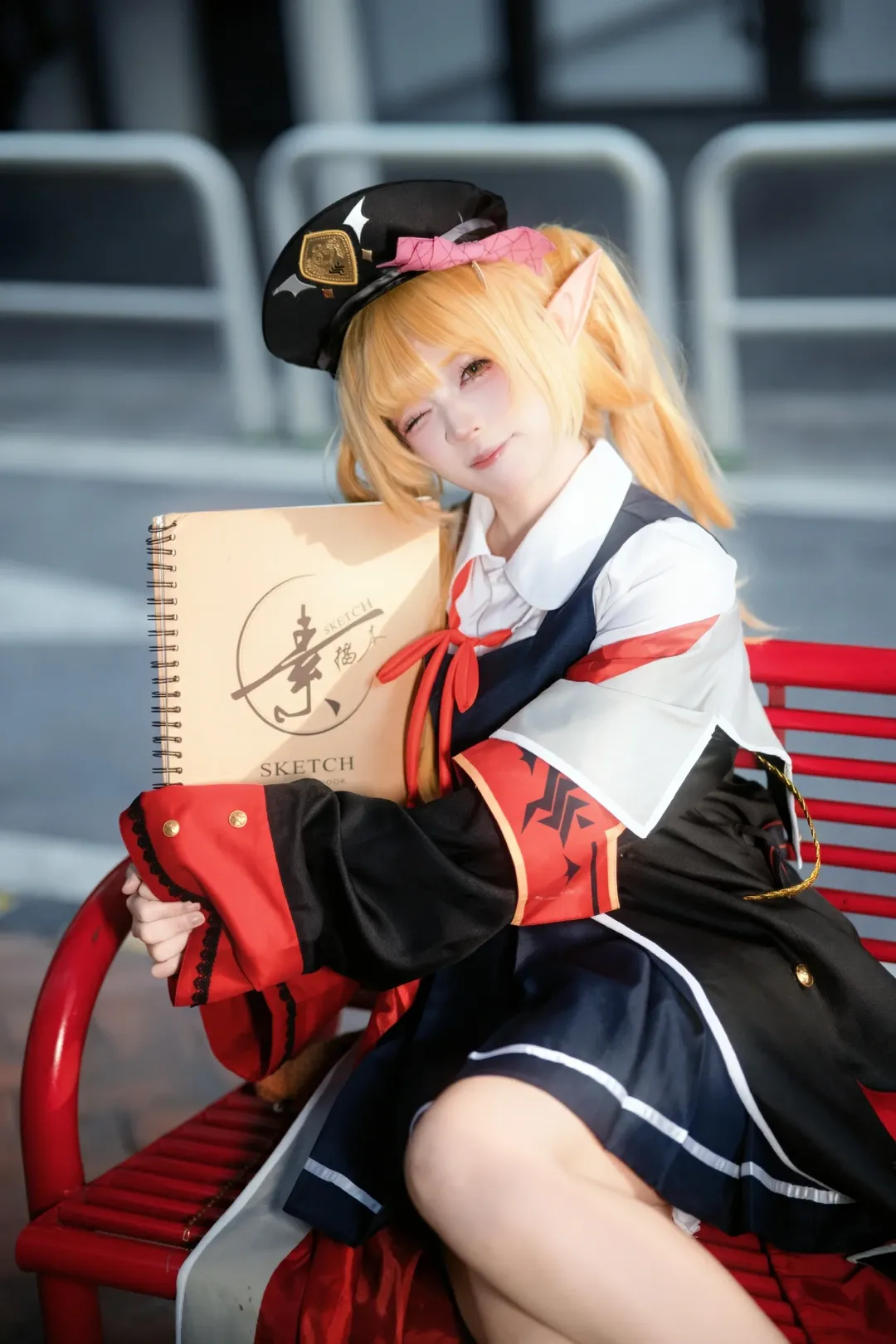 户外摄影, 碧蓝档案, 丹花伊吹cos, cosplay正片, 二次元穿搭 - 第7张