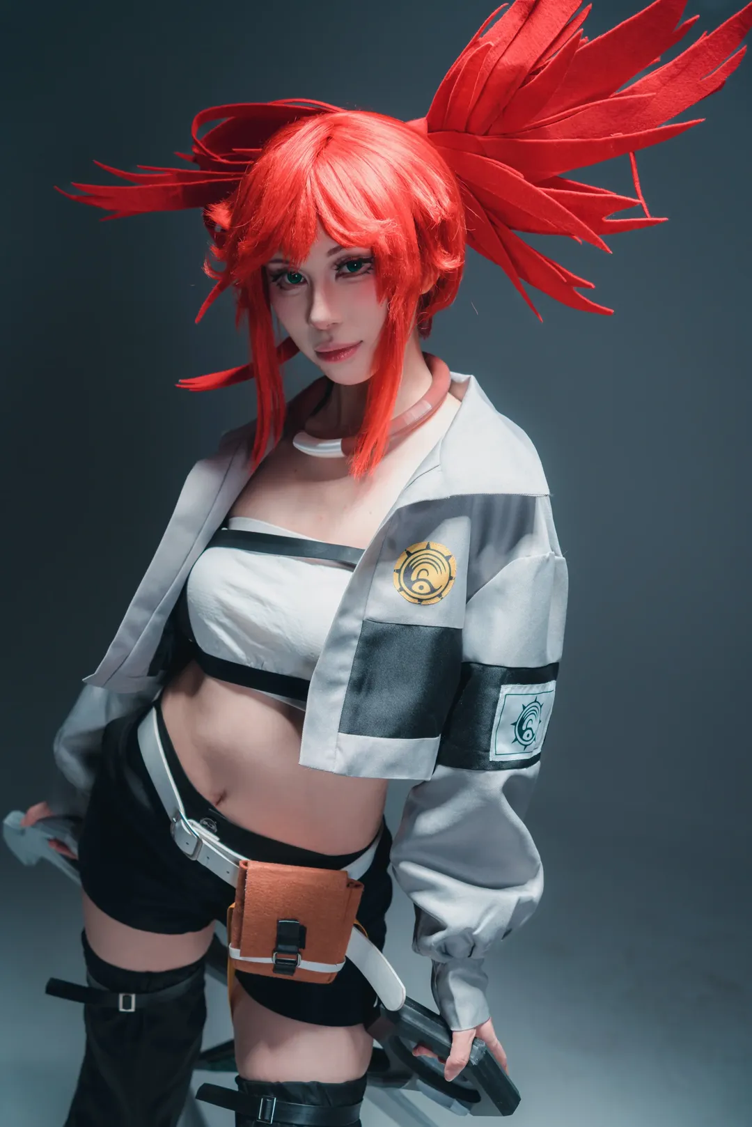 アニメ風写真セット, コスプレイヤーの日常, ガチアクタ, リヨウ コスプレ, 戦闘風コスプレ - 11枚目
