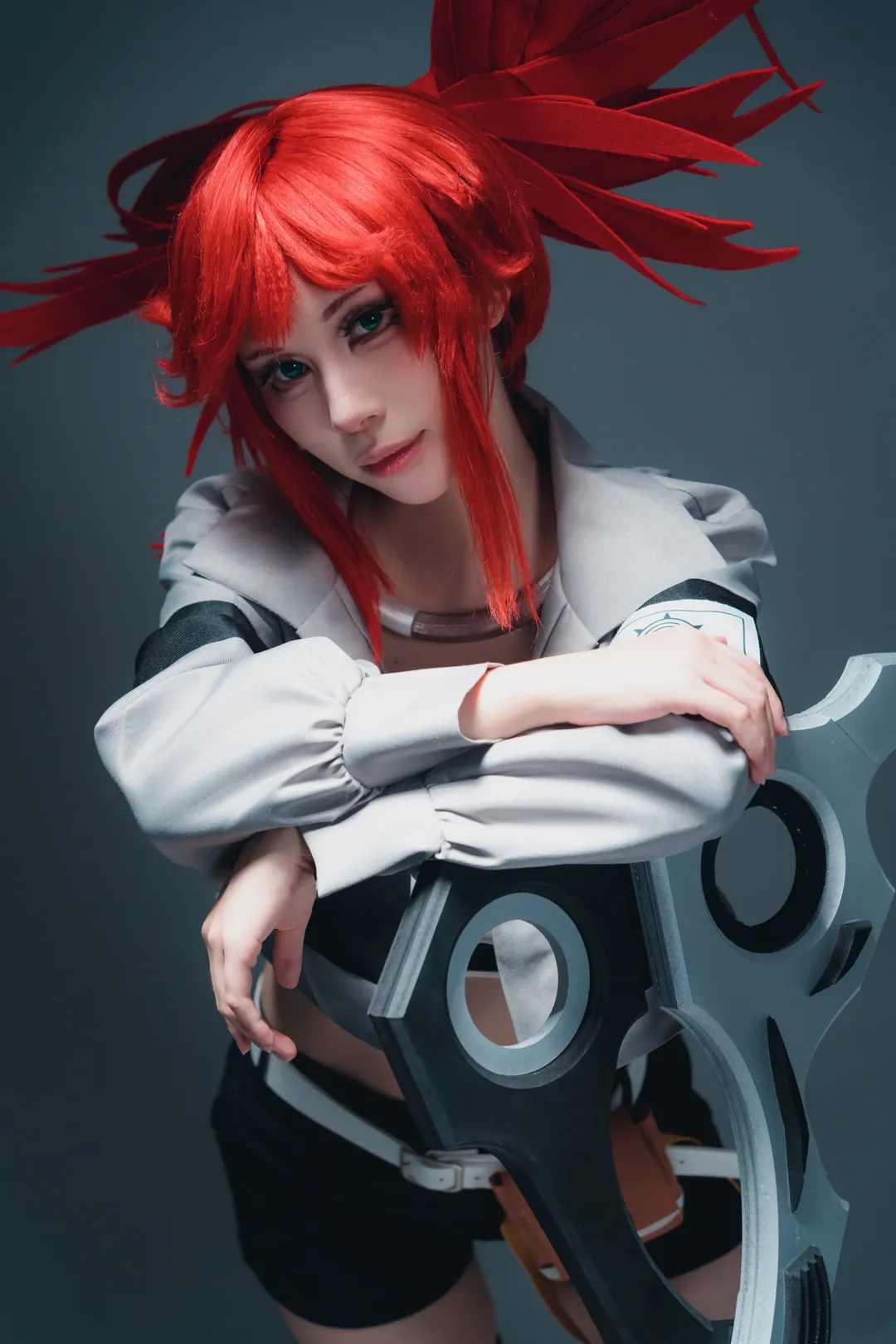 アニメ風写真セット, コスプレイヤーの日常, ガチアクタ, リヨウ コスプレ, 戦闘風コスプレ - 12枚目