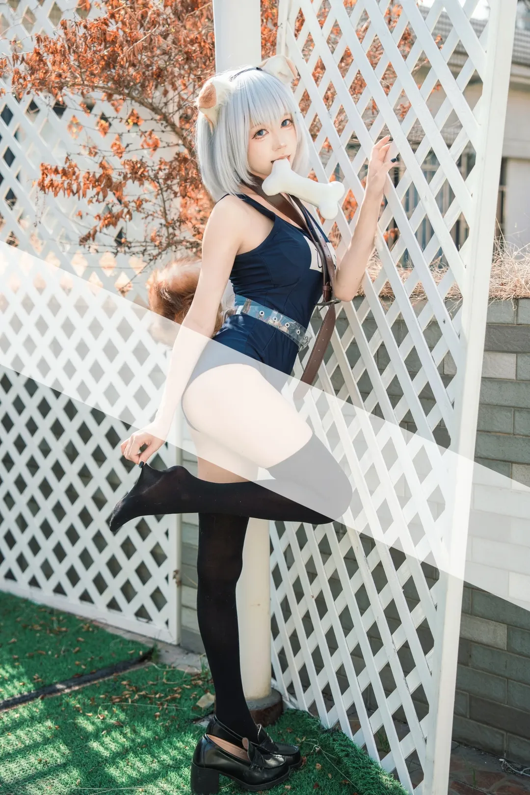 户外摄影, 二次元cosplay, 约会大作战, 鸢一折纸cos, 兽耳尾巴 - 第1张