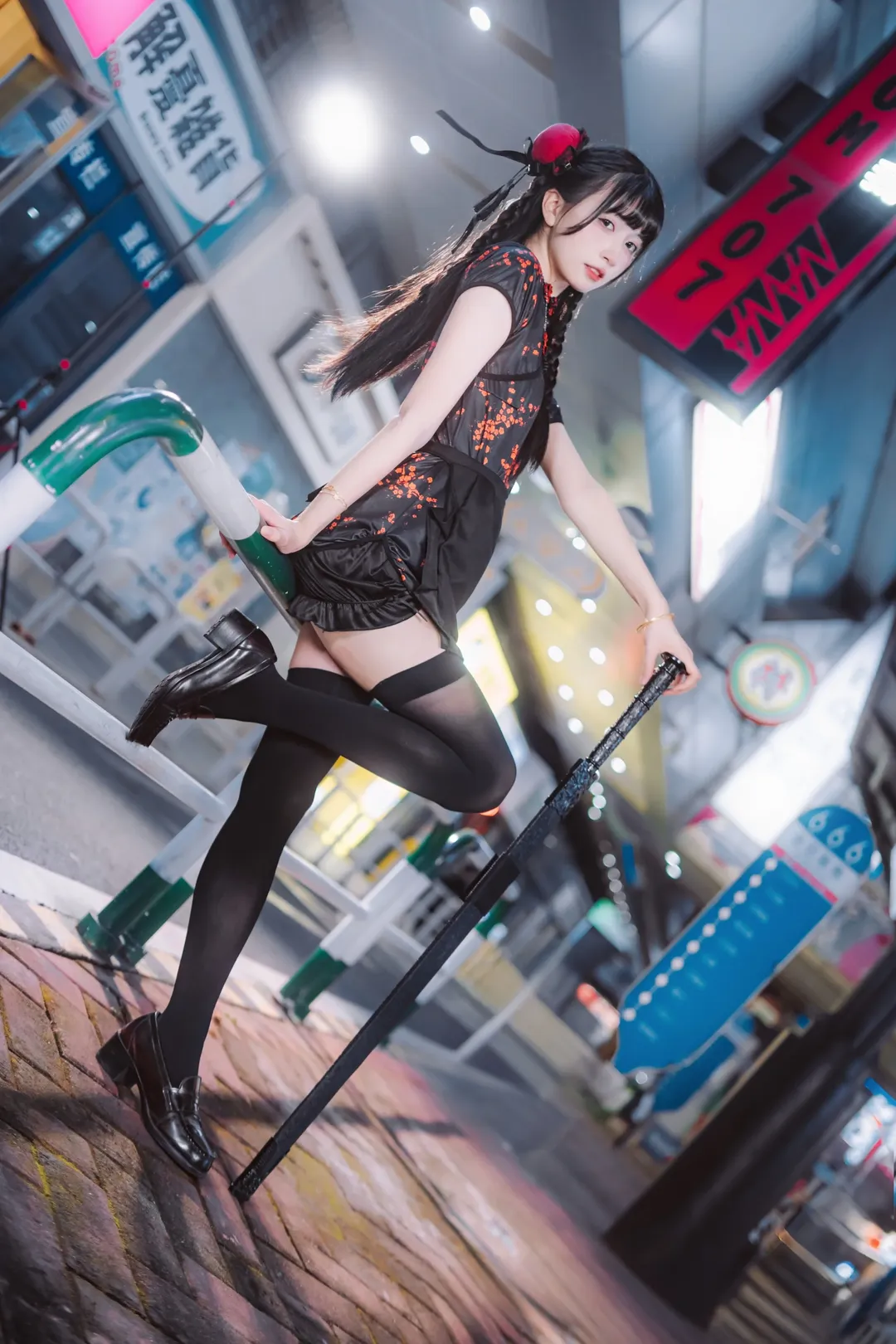 街头摄影, 夜景人像, cosplay日常, 改良旗袍, 中华娘cos - 第1张